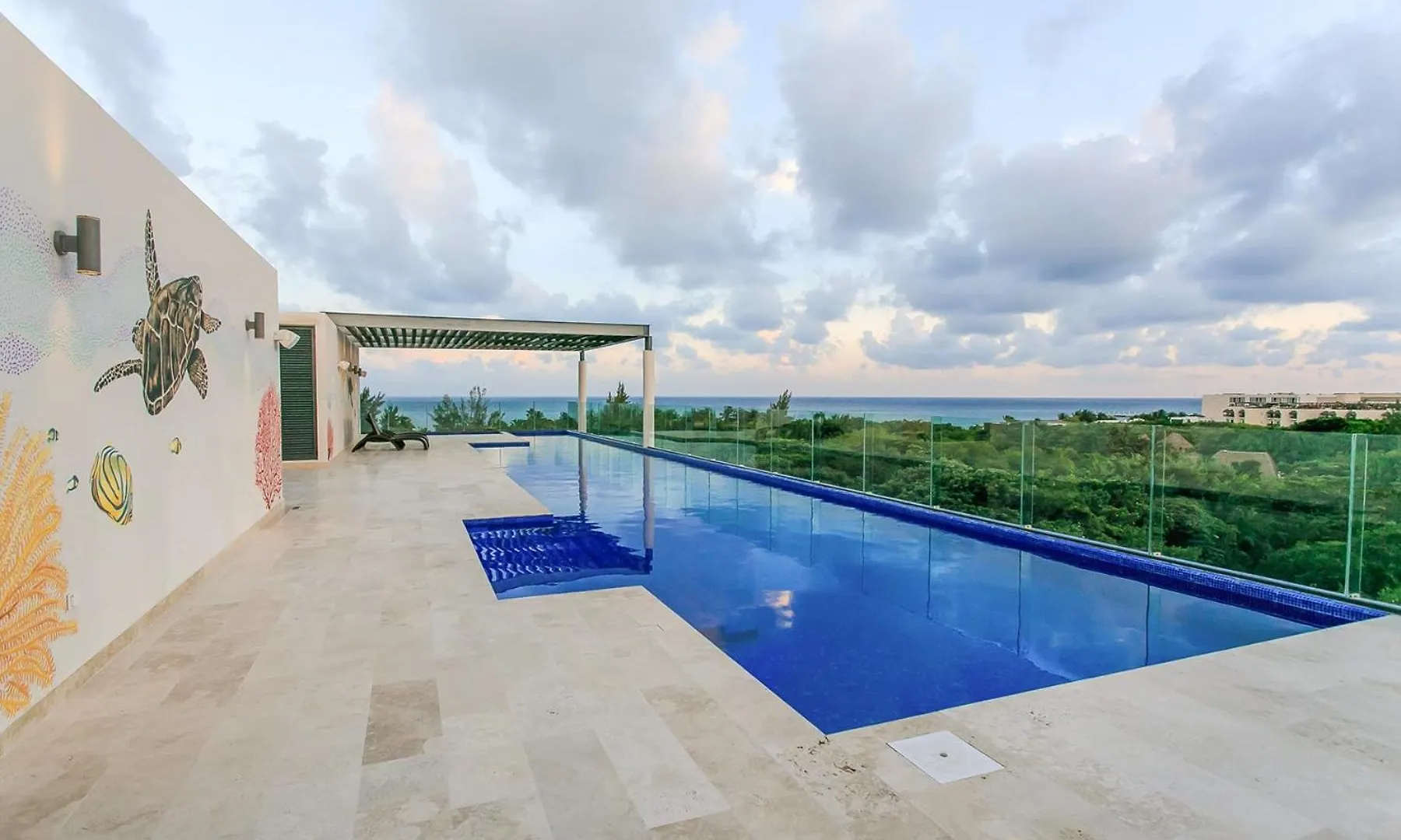 Prázdninový dům Vila Happy Vibes Getaway With Stellar Oceanview Roof Pool! Playa del Carmen